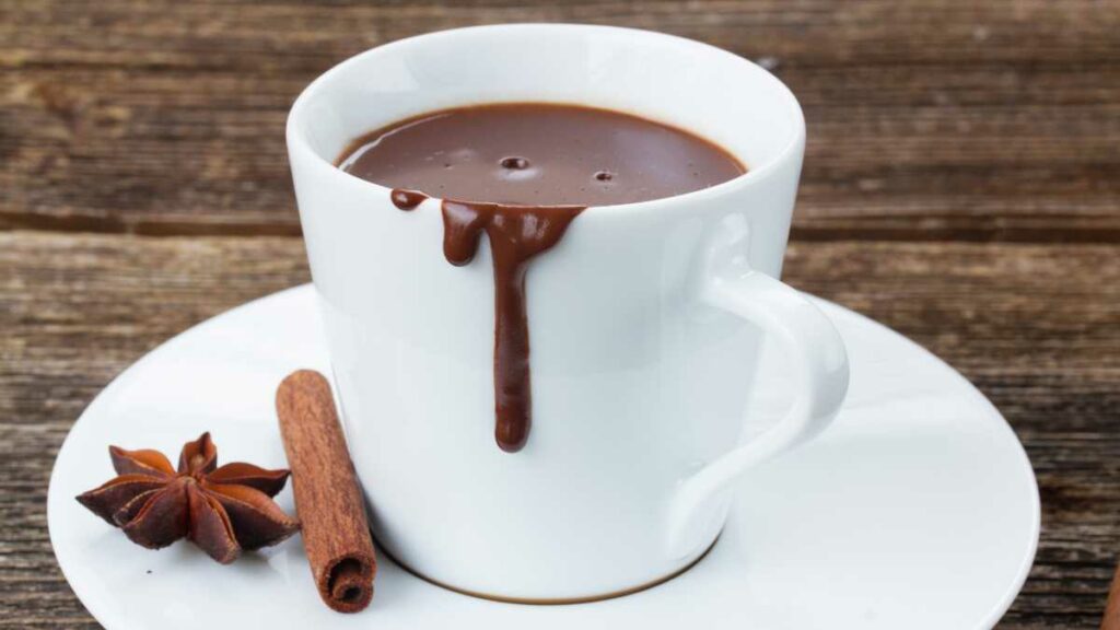 como fazer chocolate quente sem maizena