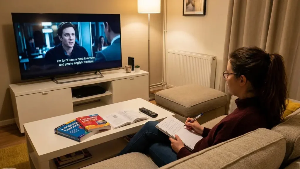 Como usar filmes e séries para aprender inglês 